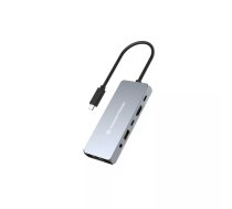 Conceptronic DONN22G dokstacija Vadu USB 3.2 Gen 2 (3.1 Gen 2) Type-C Pelēks