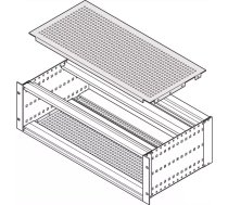 SCHROFF vāka plāksne pieskrūvēšanai pie sānu paneļa - ABDECKBLECH 84TE 175T (21500048)