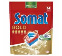 Trauku mazgājamās mašīnas tabletes "SOMAT Gold" 34gab