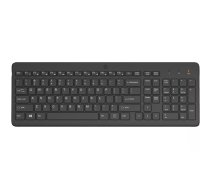 HP 225 Bezvadu Tastatūra Pilna izmēra Bezvadu RF Universāla Melna 805T1AA#ABD