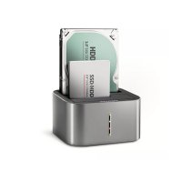 AXAGON ADSA-DC, USB-C 5Gbps - 2x SATA 6G 2,5''/3,5'' SSD/HDD CLONE DUAL dokstacija