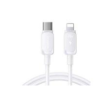 Joyroom S-CL020A14 datu un lādēšanas USB C uz Lightning kabelis 20W 1.2m balts