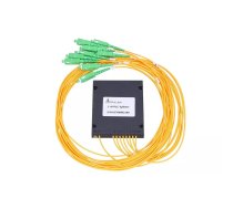 Extralink 1:8 PLC SPLITTER SC/APC 2.0MM 1.5M G657A ABS MODULE Kabeļa sadalītājs / kombinētais Melns, Zaļš, Dzeltens