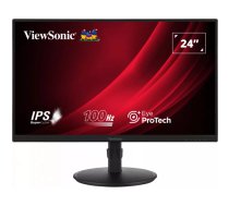 Viewsonic VG2408A-MHD monitori 61 cm (24") 1920 x 1080 pikseļi Full HD LED Melns