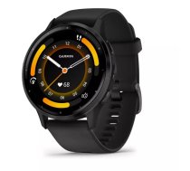 Garmin Venu 3 3,56 cm (1.4") AMOLED 45 mm Digitāls 454 x 454 pikseļi Skārienjūtīgais ekrāns Melns Wi-Fi GPS