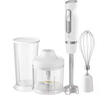 Rokas blenderis SENCOR SHB4460WHEUE3 — 1000 W motors, TITĀNIJA 6 asmeņi, 700 ml trauks, 500 ml smalcinātājs, putotājs, turbo