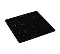 Pretvibrācijas paklājs SCANPART 0140120002 veļas mašīnām un žāvētājiem, gumija, 60×60×0,8 cm, melns