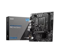 Mātesplate MSI PRO H610M-E — Intel H610, LGA 1700, micro ATX, DDR5, 2x DIMM, maksimāli 96 GB, 2.5Gb LAN, HDMI, 4x SATA III