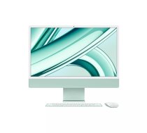Apple iMac Apple M M3 59,7 cm (23.5") 4480 x 2520 pikseļi Viss vienā PC 8 GB 256 GB SSD macOS Sonoma Wi-Fi 6E (802.11ax) Zaļš