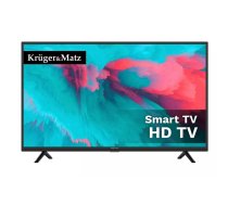 Krüger&Matz KM0232-S6 televizors 81,3 cm (32") HD Viedtelevizors Wi-Fi Melns 220 cd/m²