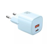 Lādētājs GaN 33W Mcdodo CH-0154 USB-C, USB-A (zils)