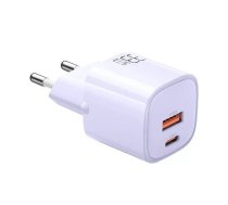 Lādētājs GaN 33W Mcdodo CH-0155 USB-C, USB-A (violets)