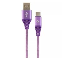 Gembird CC-USB2B-AMCM-2M-PW USB kabelis USB 2.0 USB A USB C Violets, Balts