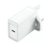 USB-C sienas lādētājs Vention FADW0-UK (20 W) UK White