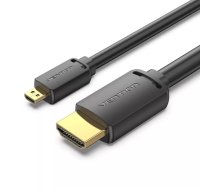 Vention AGIBG HDMI kabelis 1,5 m HDMI Type D (Micro) HDMI Type A (Standard) Melns