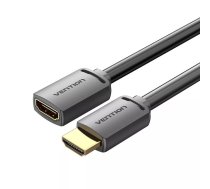 HDMI kabelis Vention AHCBF 1 m, HDMI-A vīrietis — HDMI-A sieviete, 18 Gbit/s, 4K, melns