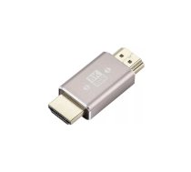 SpeaKa Professional SP-11301996 HDMI adapteris [1x HDMI kontaktdakša - 1x HDMI kontaktdakša] Pelēks UHD 8K @ 60 Hz, UHD 4K @ 120 Hz 180° pagriezts spraudnis (SP-11301996)