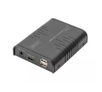 Digitus HDMI KVM IP Extender Saņēmējs Full HD Vadu 120m USB