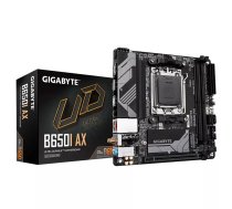 Pamatplate GIGABYTE B650I AX, AMD B650, AM5 sokets, Mini-ITX