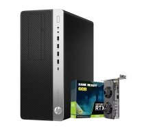 Spēles dators HP EliteDesk 800 G4 Tower Intel® Core™ i7-8700, 16GB RAM, 512GB SSD, GeForce RTX3050, Windows 11 Pro