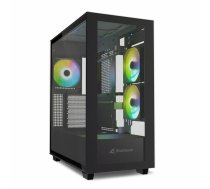 Datora korpuss Sharkoon Rebel C60 Midi Tower Melns