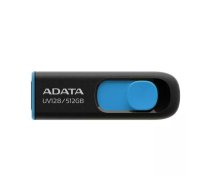 ADATA UV128 USB zibatmiņa 512 GB USB Type-A 3.2 Gen 1 (3.1 Gen 1) Melns, Zils