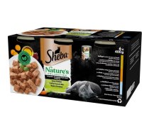 SHEBA Mixed flavours kit - mitrā kaķu barība - 6x400g