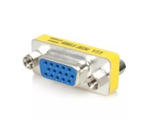 StarTech.com Slimline VGA HD15 Dzimuma mainītājs F/F VGA savienotājs Niķeļa pārklājums Sudraba
