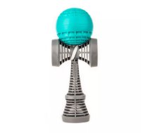 YoYo Factory Kendama AIR pelēki/zilā — prasmes rotaļlieta, modelis YO 128, vieglā versija