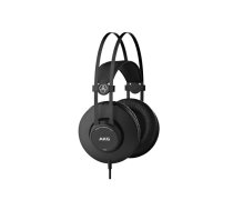 Austiņas AKG K52 — vadu apvilktas circumaural studijas austiņas, 32 Ω, 18–20000 Hz, 2.5 m kabelis, 110 dB