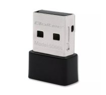USB Wi‑Fi mini adapteris QOLTEC 50664, līdz 650 Mbps, 802.11ac
