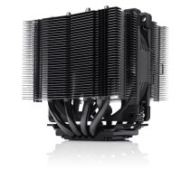 CPU dzesētājs Noctua NH-D9L CHROMAX.BLACK — 92 mm ventilators, 400–2000 RPM, 22,6 dB, izmēri 95×95×110 mm, svars 531 g