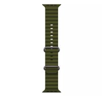 Siksniņa iWear S1 20 mm mīksts silikons khaki zaļš priekš Apple Watch 49/45/44/42 mm