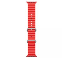Aizstājams mīksta silikona siksniņa iWear S1 ar rievojumu, 20 mm, sarkana — priekš Apple Watch 49/45/44/42 mm