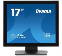 iiyama ProLite T1732MSC-B1SAG monitori 43,2 cm (17") 1280 x 1024 pikseļi Full HD LED Skārienjūtīgais ekrāns Galda virsma Melns