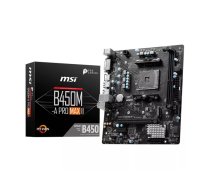 MSI B450M-A PRO MAX II Pamatplate AMD B450 Socket AM4 Micro ATX