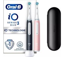 Elektriskā zobu birste Braun Oral-B iO Series 3N Duo melna/rozā