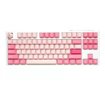 Ducky One 3 TKL tastatūra Spēļu USB QWERTY Angļu Rozā Mehāniskā RGB