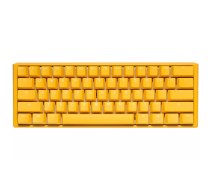 Ducky One 3 Mini Yellow tastatūra USB QWERTY Amerikāņu angļu valoda Dzeltens