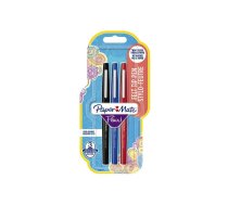 Papermate Flair Original flomāsters Vidējs Melns, Zils, Sarkans 3 pcs