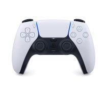 Bezvadu spēļu kontrolieris Sony DualSense CFI-ZCT1W/W — Bluetooth 5.1, USB‑C, Li‑Ion 1560 mAh, haptiskā atgriezeniskā saite, giroskops, 14 pogas