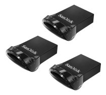 SanDisk Ultra Fit 64 GB 3 gab. - USB zibatmiņas, A tipa 3.0 (SDCZ430-064G-G46-3PACK)