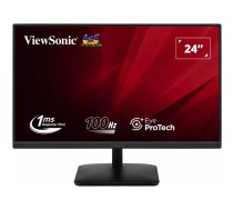 Viewsonic VA2408-MHDB monitori 61 cm (24") 1920 x 1080 pikseļi Full HD LED Melns