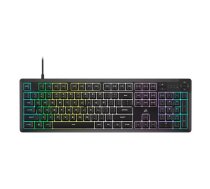 Corsair K55 CORE RGB tastatūra Speļu USB QWERTY Amerikāņu angļu valoda Melns