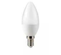 LED spuldze BESK C37 E14 5W 4000K — kompaktā neitrāli baltā spuldze