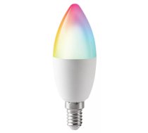 LED spuldze BESK 6W C37 E14 3000K Wi‑Fi RGB Tuya