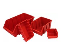 Kaste PATROL Ergobox 2L — plastmasas organizators, tilpums 2 l, sarkans