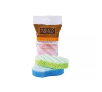 Vannas sūklis Aqua Massage Fantasy Fit Shape 12 — ergonomisks ķermeņa sūklis ar masāžas virsmu