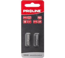 Skrūvgriežu uzgaļu komplekts Proline PH3 1/4" 25 mm, 2 gab.