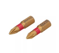 Uzgaļu komplekts DRAUMET PZ1 S2 ar tinētu pārklājumu 1/4", 25 mm, 2 gab.